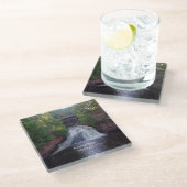 Onderzetter van Herfsten Glazen Onderzetter (Schuin)