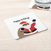 Onderzetter van het Afrikaanse Amerikaanse Santa C (Schuin)