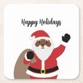 Onderzetter van het Afrikaanse Amerikaanse Santa C (Voorkant)