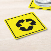 Onderzetter van het baantekenpapier voor cirkelvor (Schuin)