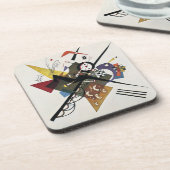 Onderzetter van het geïnspireerde Kandinsky-plein (Linkerzijde)