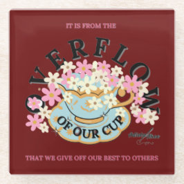 ONDERZETTER van het glas door Adiela Akoo