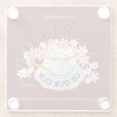 ONDERZETTER van het glas door Adiela Akoo (Achterkant)