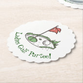 Onderzetter van het golffeest (Gekanteld)