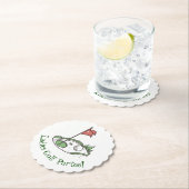 Onderzetter van het golffeest (Insitu)