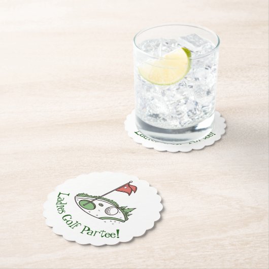 Onderzetter van het golffeest (Insitu)