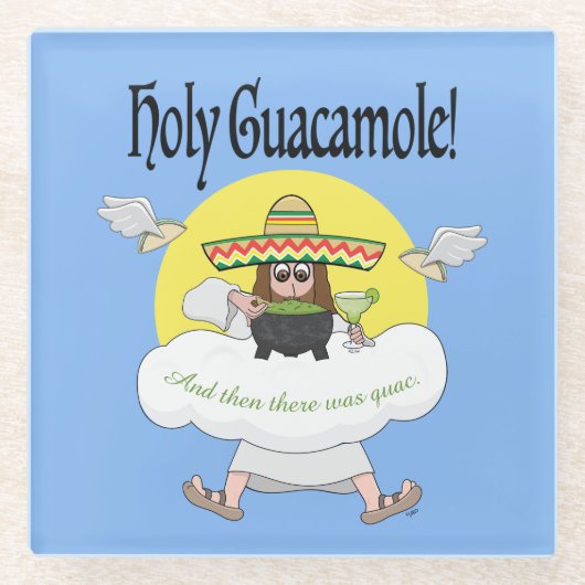 Onderzetter van het Heilige Guacamole Glass (Voorkant)