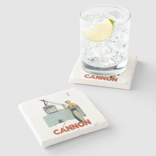 Onderzetter van het kanongebergte (Zijkant)