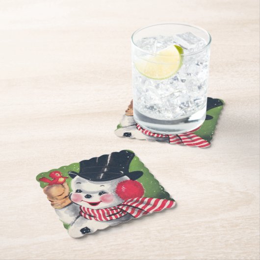 Onderzetter van het kerstfeest met Retro Vintage (Insitu)