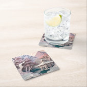 Onderzetter van het Landschap Square Paper Cutout  (Insitu)