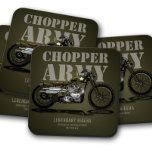 Onderzetter van het leger Chopper Bike | Set Onder<br><div class="desc">Onderzetter van het Leger Chopper Bike | Set Onderzetter voor motorfietsen - #motor,  #motorfietsen,  #motorfietsen,  #green,  #white,  #motorcyclecorckkuster,  #bikerDrachter,  #bikerachter,  #motorbikecoaster,  #bikers,  #biker,  #klantbike,  #klantchopper</div>