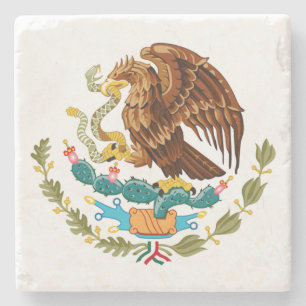 Onderzetter van het Mexicaanse wapenschild