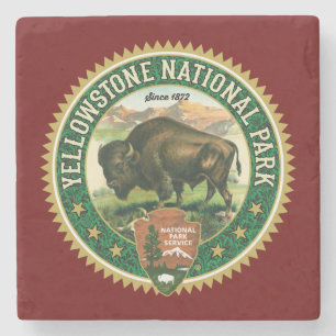 Onderzetter van het nationale park van Yellowstone