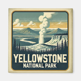 Onderzetter van het nationale park van Yellowstone Magneet