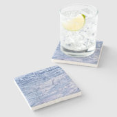 Onderzetter van het natuurlijke steenpatroon (Zijkant)