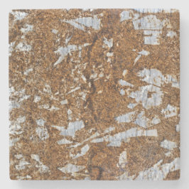 Onderzetter van het natuurlijke steenpatroon