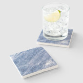 Onderzetter van het natuurlijke steenpatroon (Zijkant)