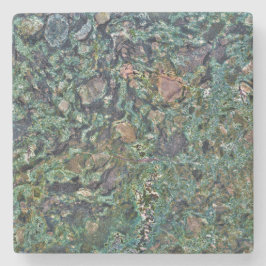 Onderzetter van het natuurlijke steenpatroon