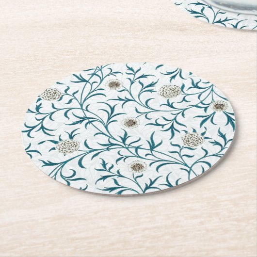 Onderzetter VAN HET PAPIER : WILLIAM MORRIS : PLAT (Gebogen)