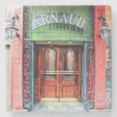 Onderzetter van het restaurant Arnaud, (Voorkant)