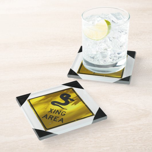 Onderzetter van het ringglas (Schuin)