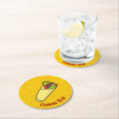 Onderzetter van het rondpapier van Tortilla Sandwi (Insitu)