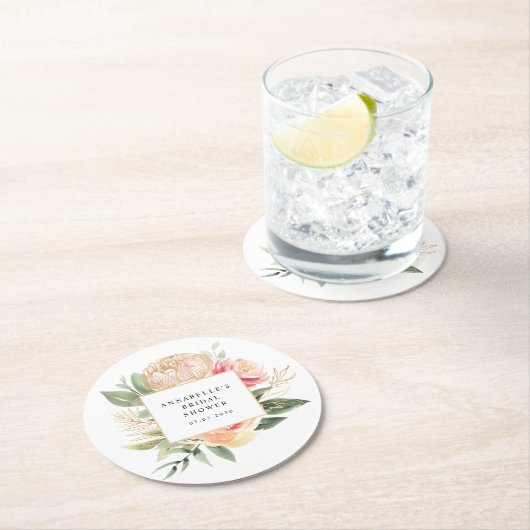 Onderzetter van het Vrijgezellenfeest van Peony en (Insitu)