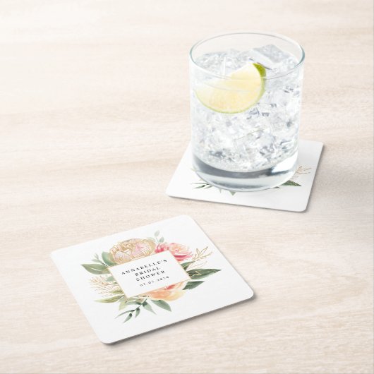 Onderzetter van het Vrijgezellenfeest van Peony en (Insitu)