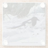 Onderzetter van het zwarte geblazen Rocky Mountain (Achterkant)