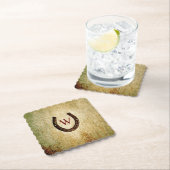 Onderzetter van hoefijzer Monogrammed Papier (Insitu)