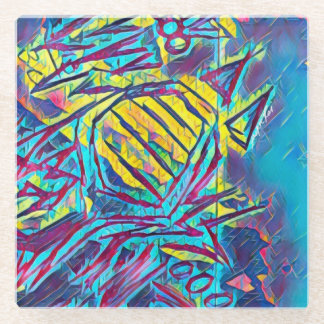 Onderzetter van hoogfrequentieglas