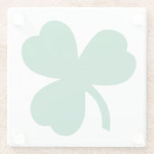 Onderzetter van Irish Clover Glass Glazen Onderzetter (Achterkant)