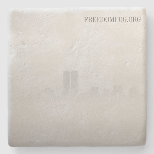 Onderzetter van kalksteen - Freedom Fog (Voorkant)