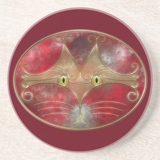 Onderzetter van katten-ogen (Voorkant)