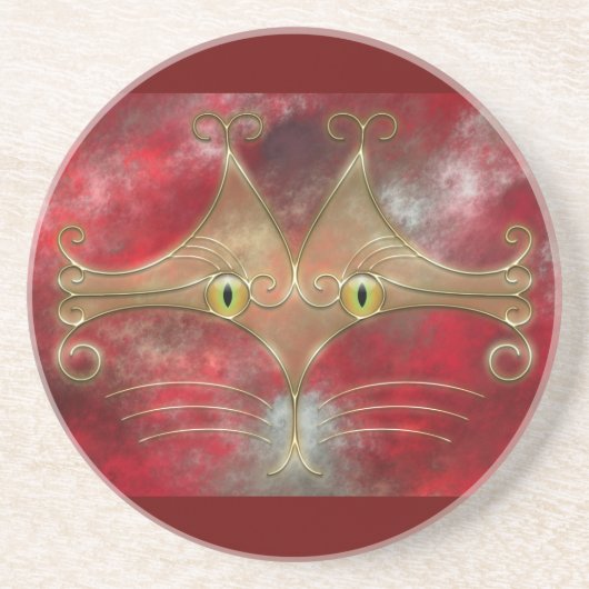 Onderzetter van katten-ogen (Voorkant)