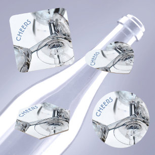 Onderzetter van kristalwijn