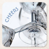 Onderzetter van kristalwijn (Voorkant)