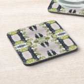 Onderzetter van kurk : Abstracte Waterverf Olive a (Linkerzijde)