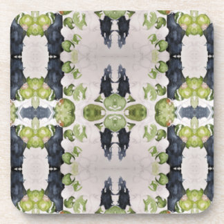 Onderzetter van kurk : Abstracte Waterverf Olive a