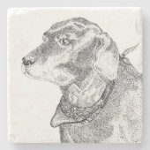 Onderzetter van labrador Retriever (Voorkant)