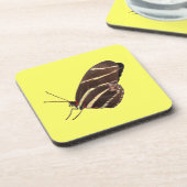 Onderzetter van langwerpige Zebra vlinderkurk (Linkerzijde)