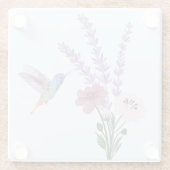 Onderzetter van lavendelglas (Achterkant)