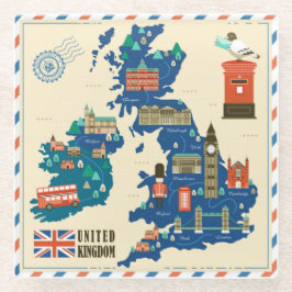 Onderzetter van London Thmed Glass