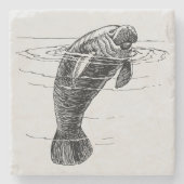 Onderzetter van marmer (Voorkant)