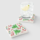 Onderzetter van marmer Stone (Zijkant)