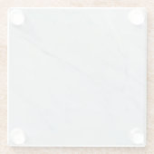 Onderzetter van marmer Stone Glass Glazen Onderzetter (Achterkant)