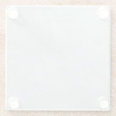 Onderzetter van marmer Stone Glass Glazen Onderzetter (Achterkant)