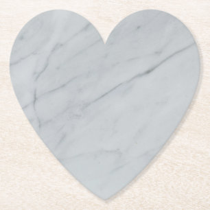 Onderzetter van marmer Stone Heart Paper