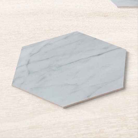 Onderzetter van marmer Stone Hexagon Pointed Top P (Schuin)