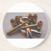 Onderzetter van messing en lood (Voorkant)